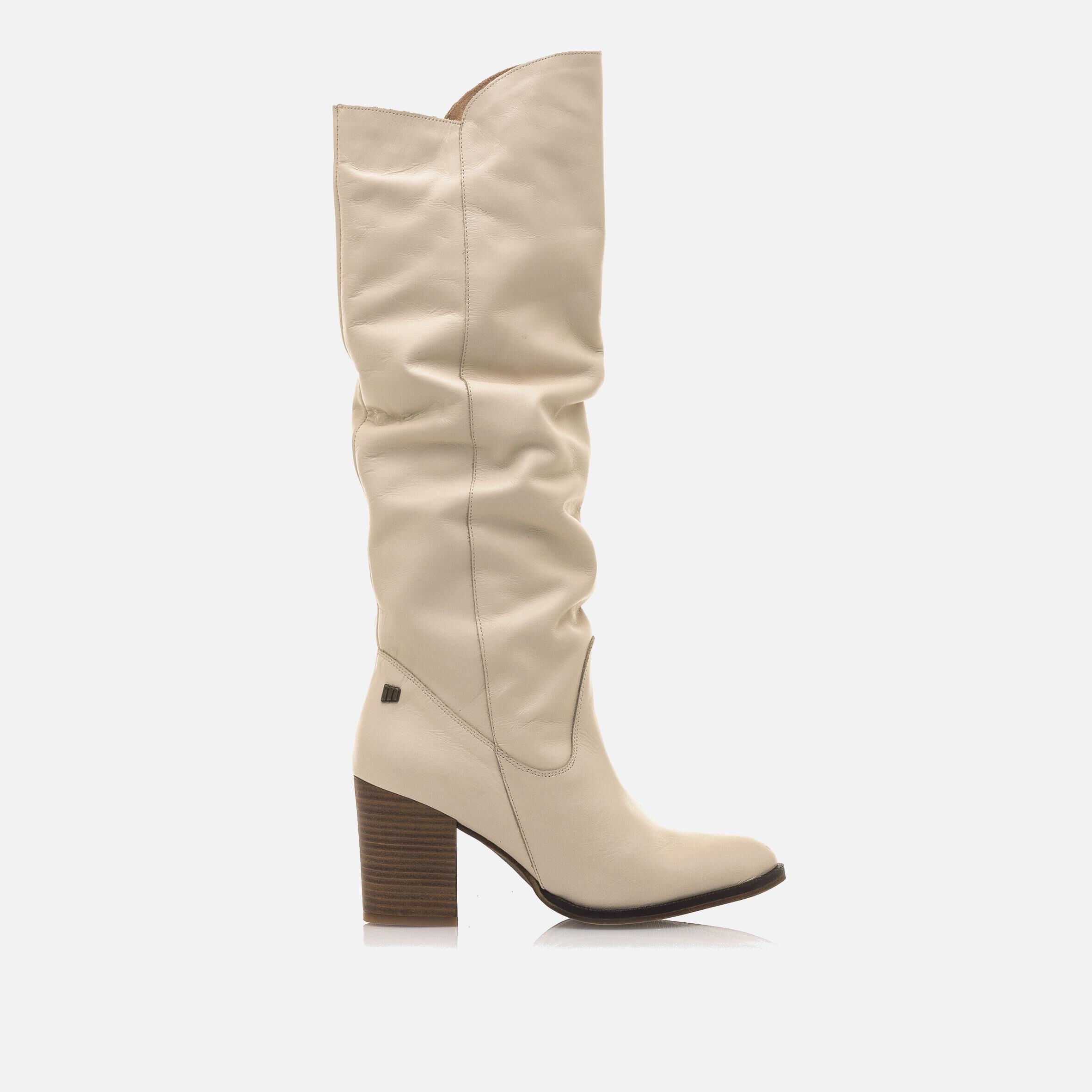 Acheter UMA beige 55747 Bottes a talons Mtng pour Femme